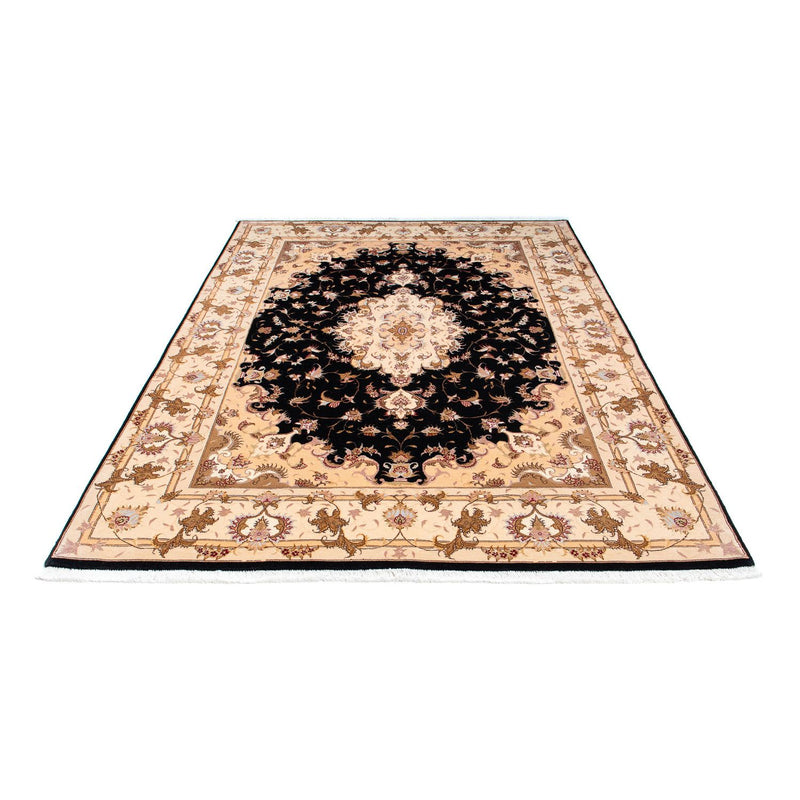 Tapis persan - Tabriz - Royal - 242 x 163 cm - bleu foncé
