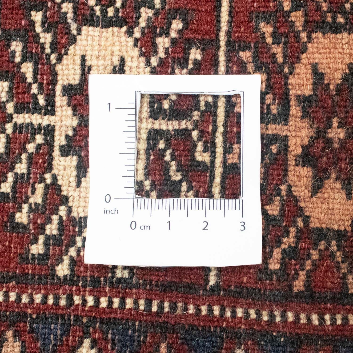 Tapis afghan - Boukhara - 182 x 123 cm - rouge