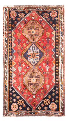 Tapis persan - Nomadic - 150 x 84 cm - rouge
