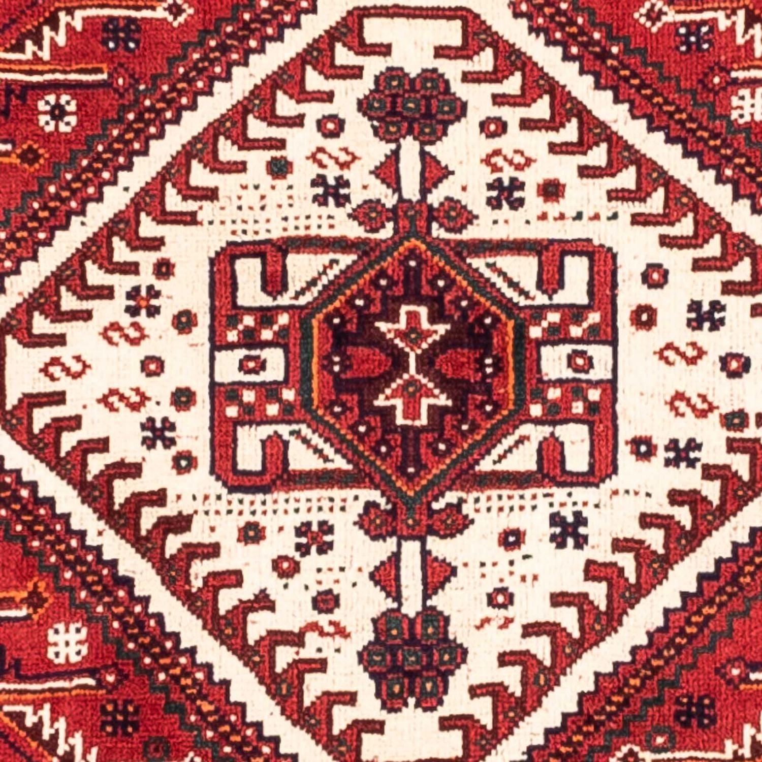 Tapis persan - Nomadic - 277 x 178 cm - rouge foncé