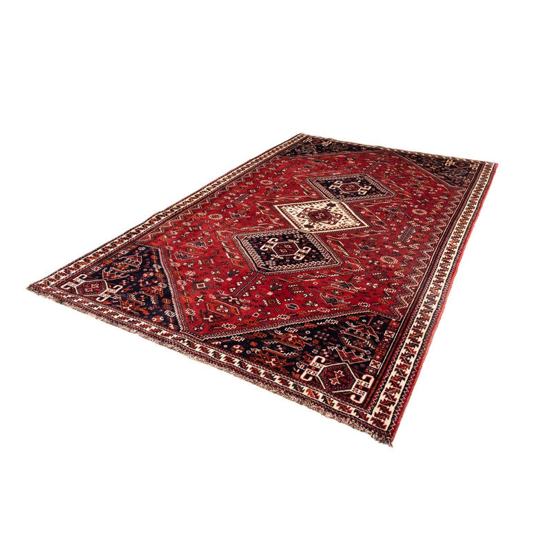 Tapis persan - Nomadic - 277 x 178 cm - rouge foncé