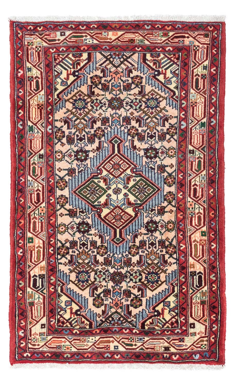 Tapis persan - Nomadic - 121 x 76 cm - rouge