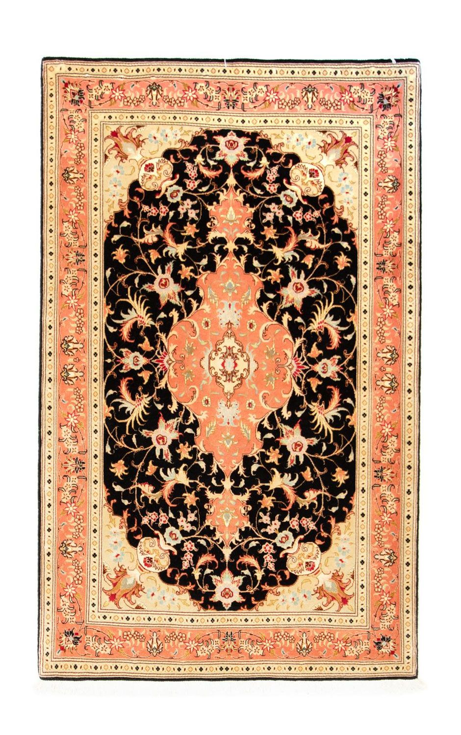 Tapis persan - Tabriz - Royal - 161 x 101 cm - noir