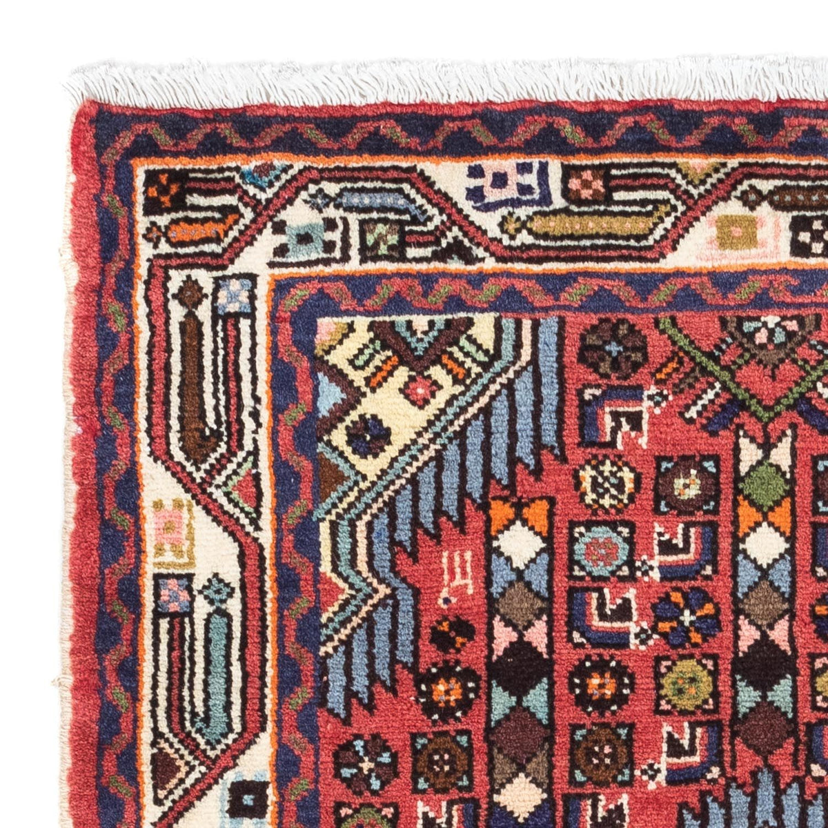 Tapis persan - Nomadic - 120 x 75 cm - rouge clair
