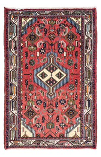 Tapis persan - Nomadic - 126 x 83 cm - rouge