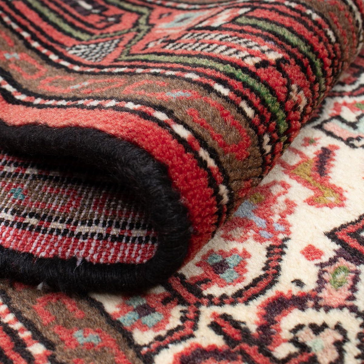 Tapis persan - Nomadic - 138 x 78 cm - beige