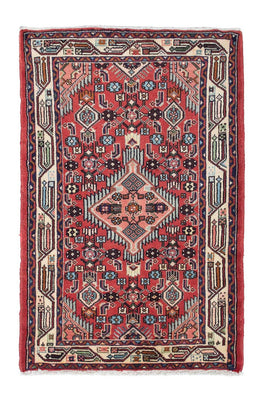 Tapis persan - Nomadic - 126 x 80 cm - rouge