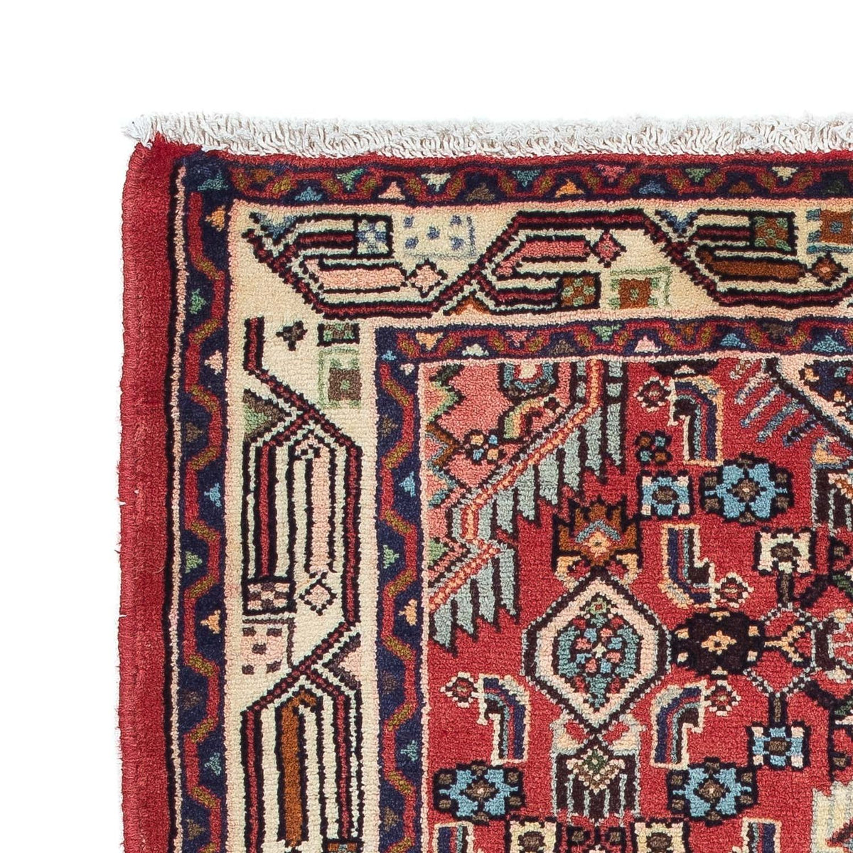 Tapis persan - Nomadic - 126 x 80 cm - rouge