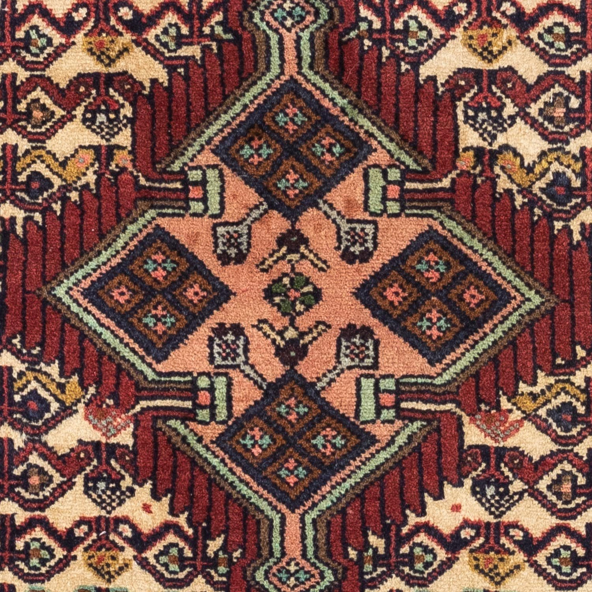 Tapis persan - Nomadic - 119 x 81 cm - rouge