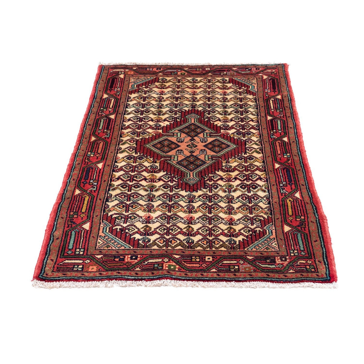 Tapis persan - Nomadic - 119 x 81 cm - rouge