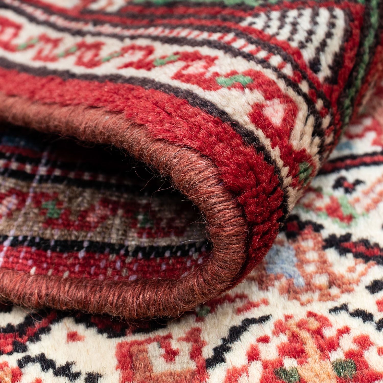 Tapis persan - Nomadic - 125 x 78 cm - rouge clair