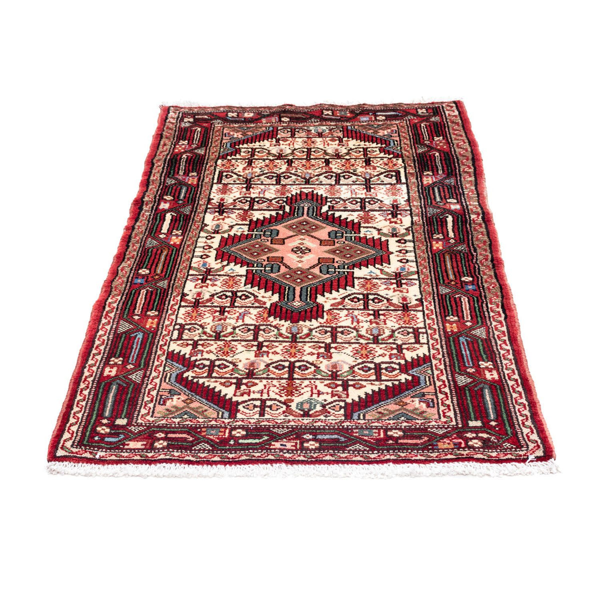Tapis persan - Nomadic - 125 x 78 cm - rouge clair