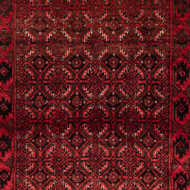 Tapis persan - Nomadic - 198 x 112 cm - rouge