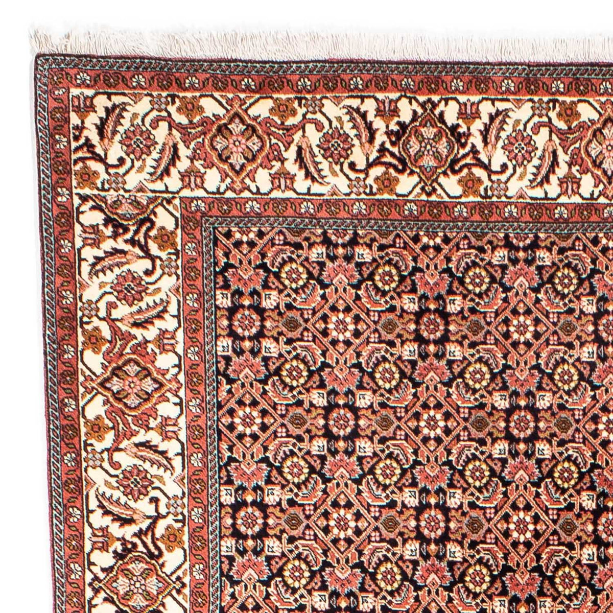 Tapis persan - Bidjar - 235 x 170 cm - rouge clair