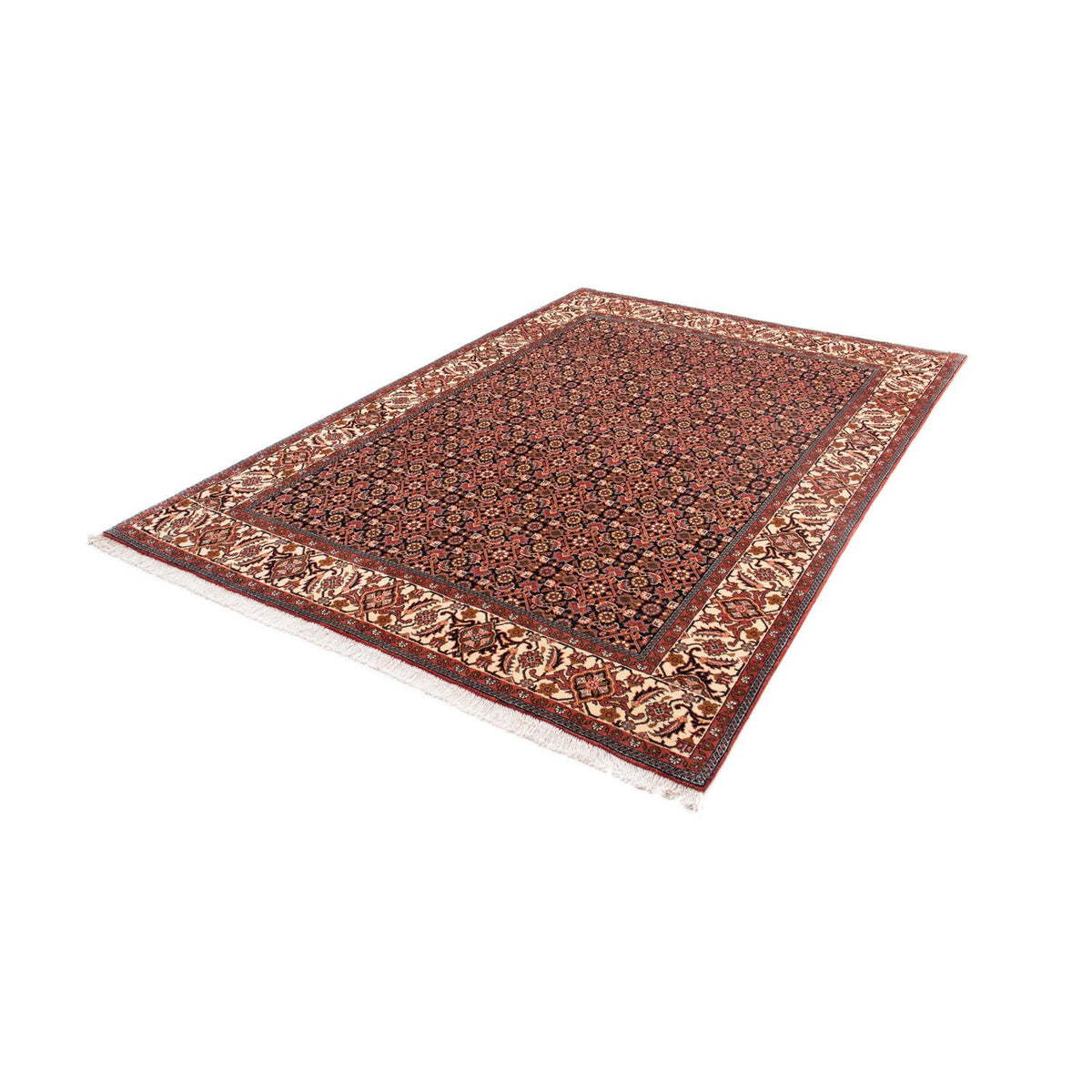 Tapis persan - Bidjar - 235 x 170 cm - rouge clair