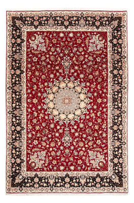 Tapis persan - Tabriz - Royal - 303 x 202 cm - rouge foncé