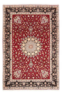 Tapis persan - Tabriz - Royal - 303 x 202 cm - rouge foncé