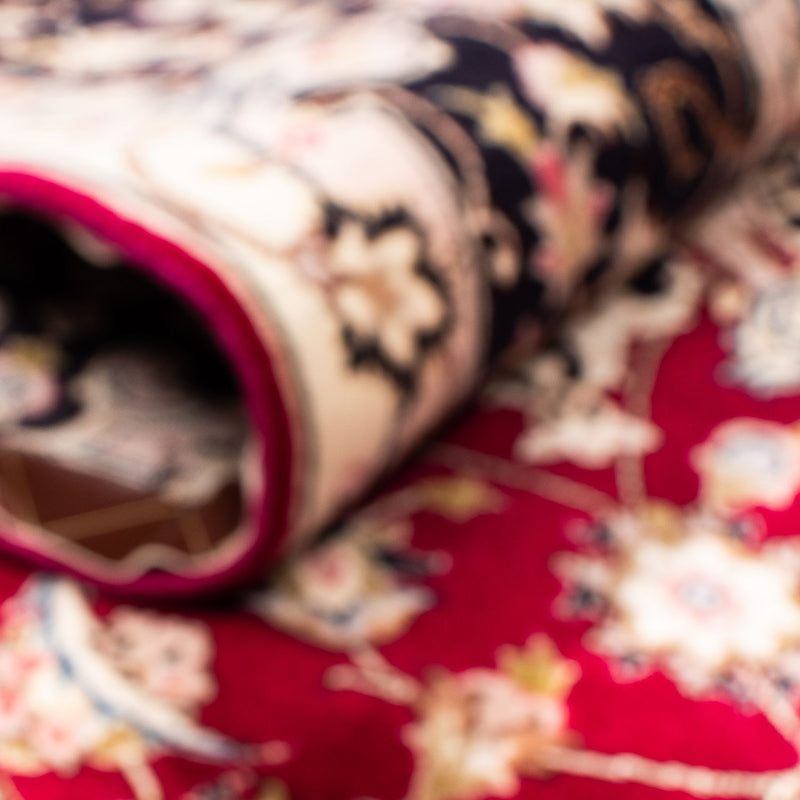Tapis persan - Tabriz - Royal - 303 x 202 cm - rouge foncé