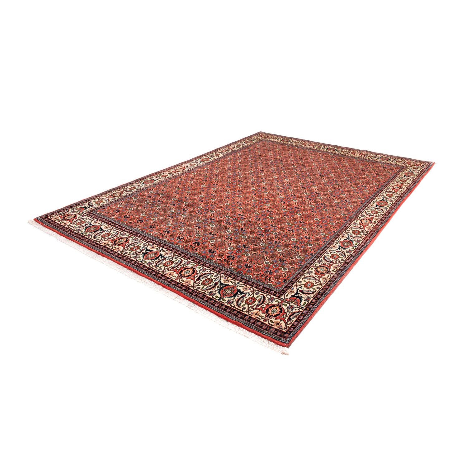 Tapis persan - Bidjar - 290 x 200 cm - rouge foncé
