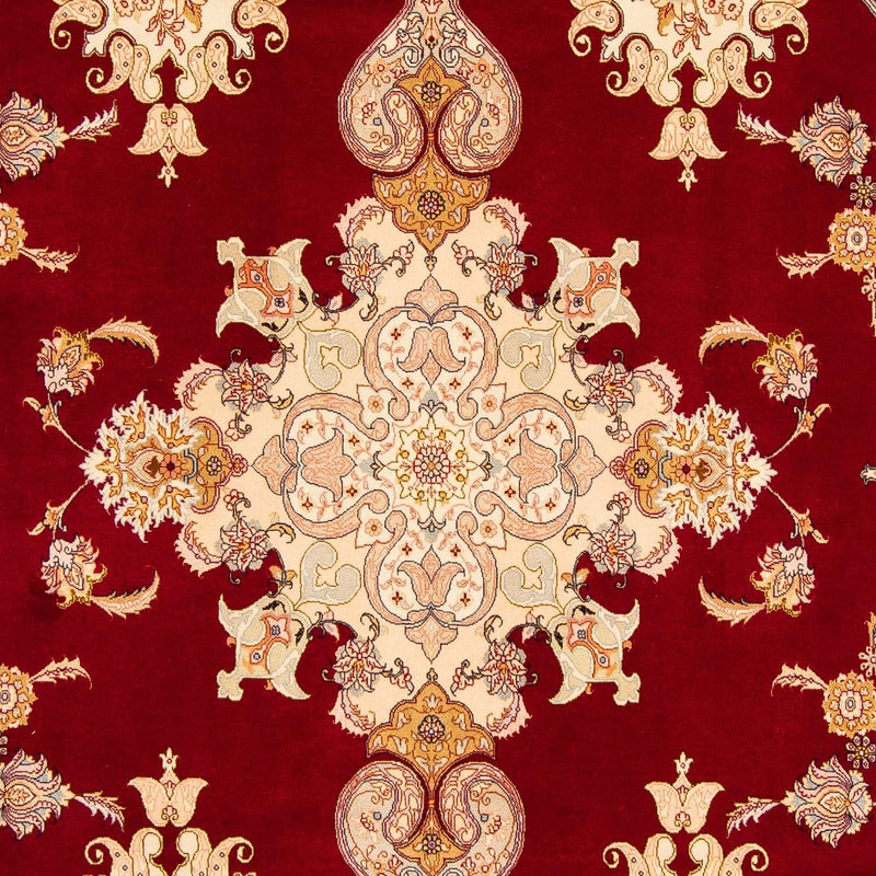 Tapis persan - Tabriz - Royal - 312 x 200 cm - rouge foncé
