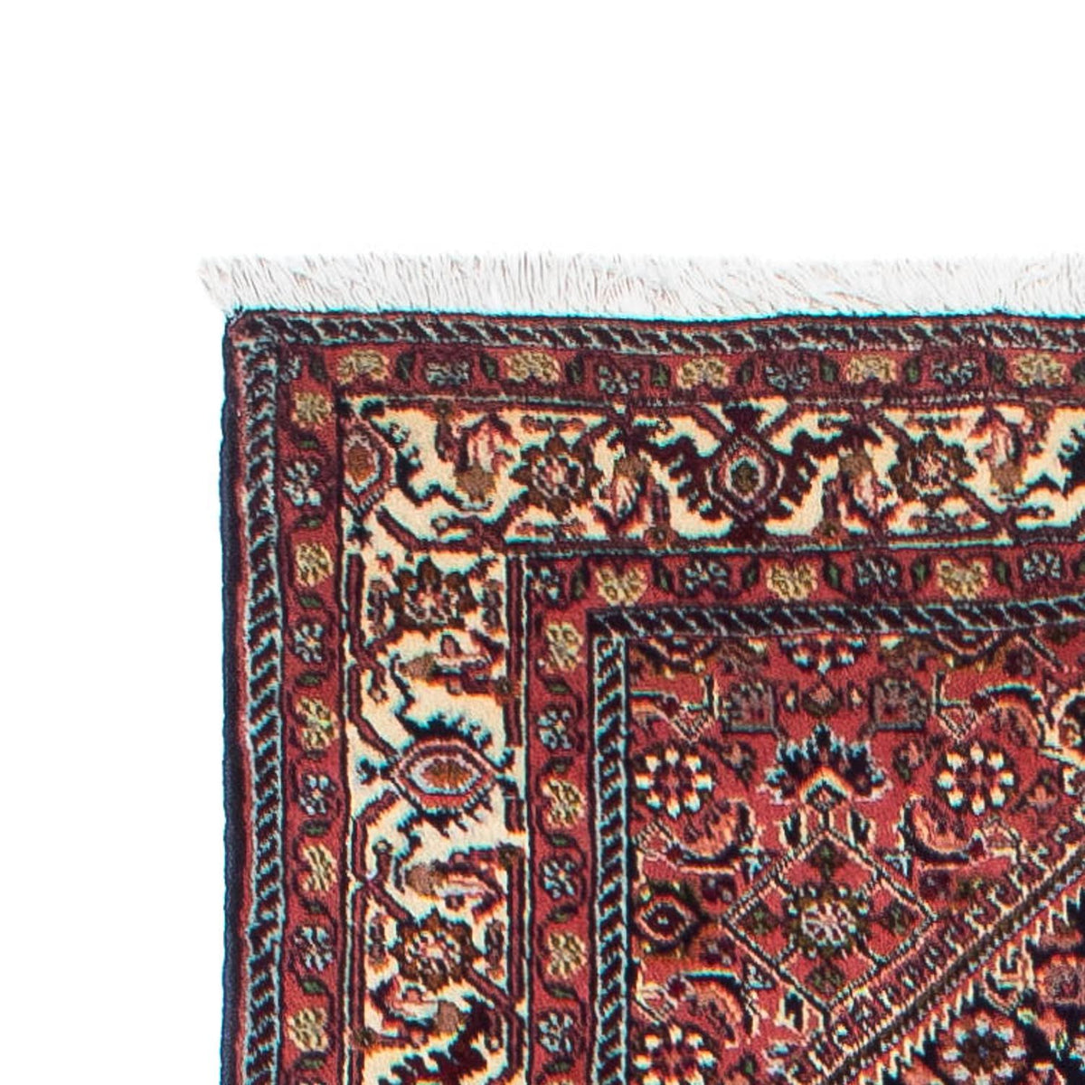 Tapis de couloir Tapis persan - Bidjar - 313 x 83 cm - rouge clair