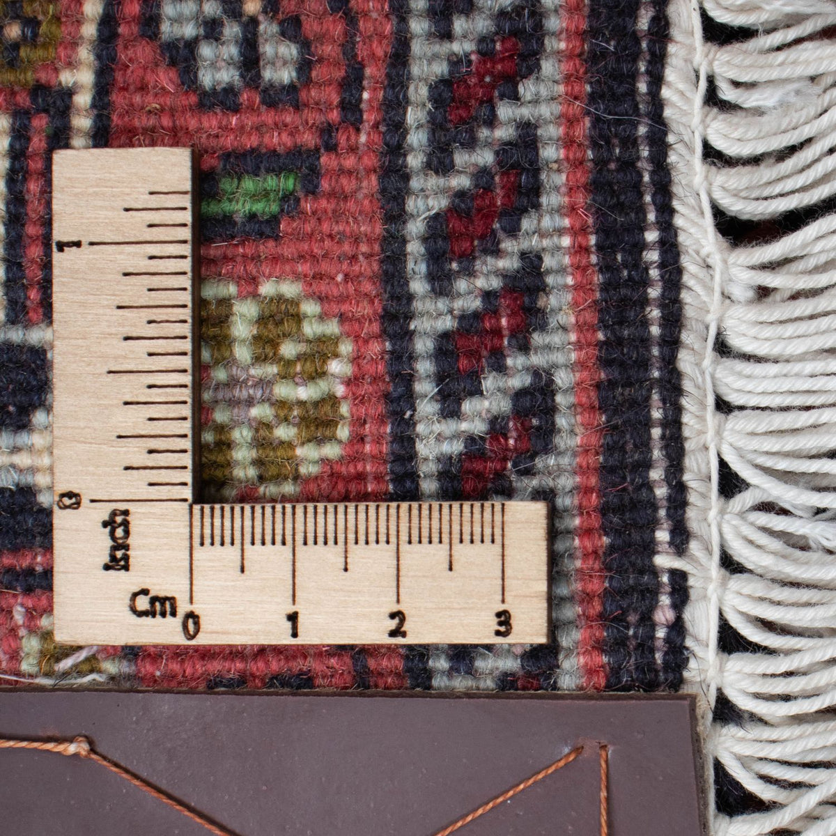 Tapis de couloir Tapis persan - Bidjar - 313 x 83 cm - rouge clair