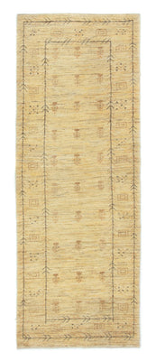 Tapis de couloir Tapis Gabbeh - Persan - 236 x 85 cm - beige