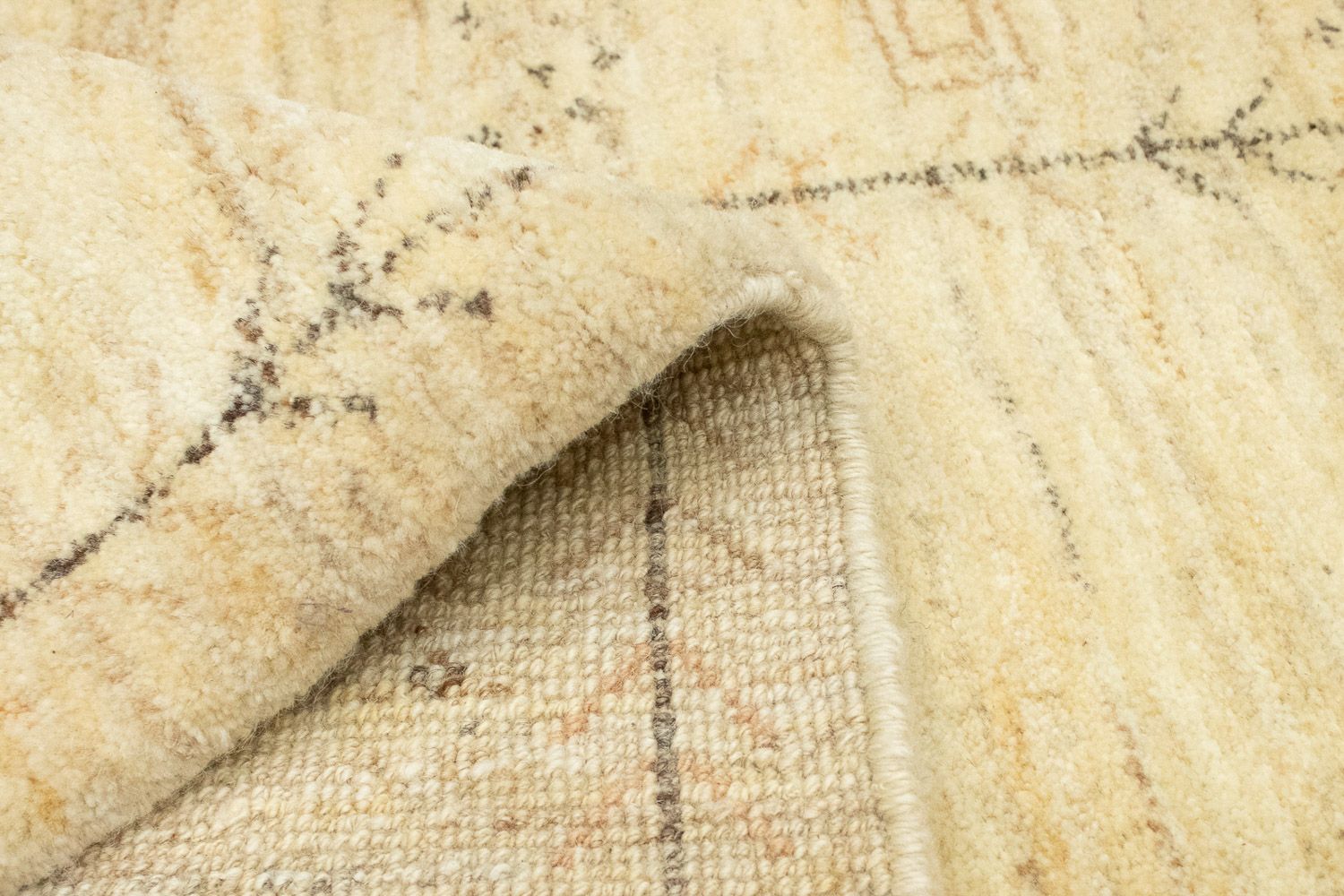 Tapis de couloir Tapis Gabbeh - Persan - 236 x 85 cm - beige