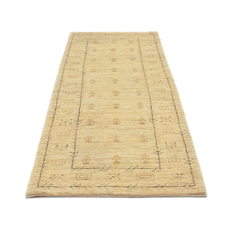 Tapis de couloir Tapis Gabbeh - Persan - 236 x 85 cm - beige