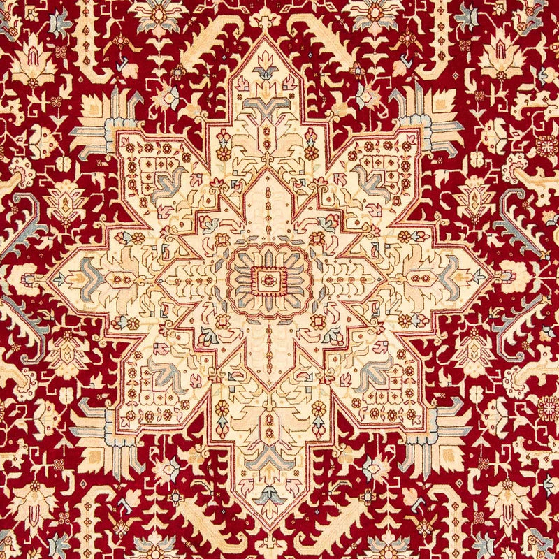 Tapis persan - Tabriz - Royal - 300 x 200 cm - rouge foncé
