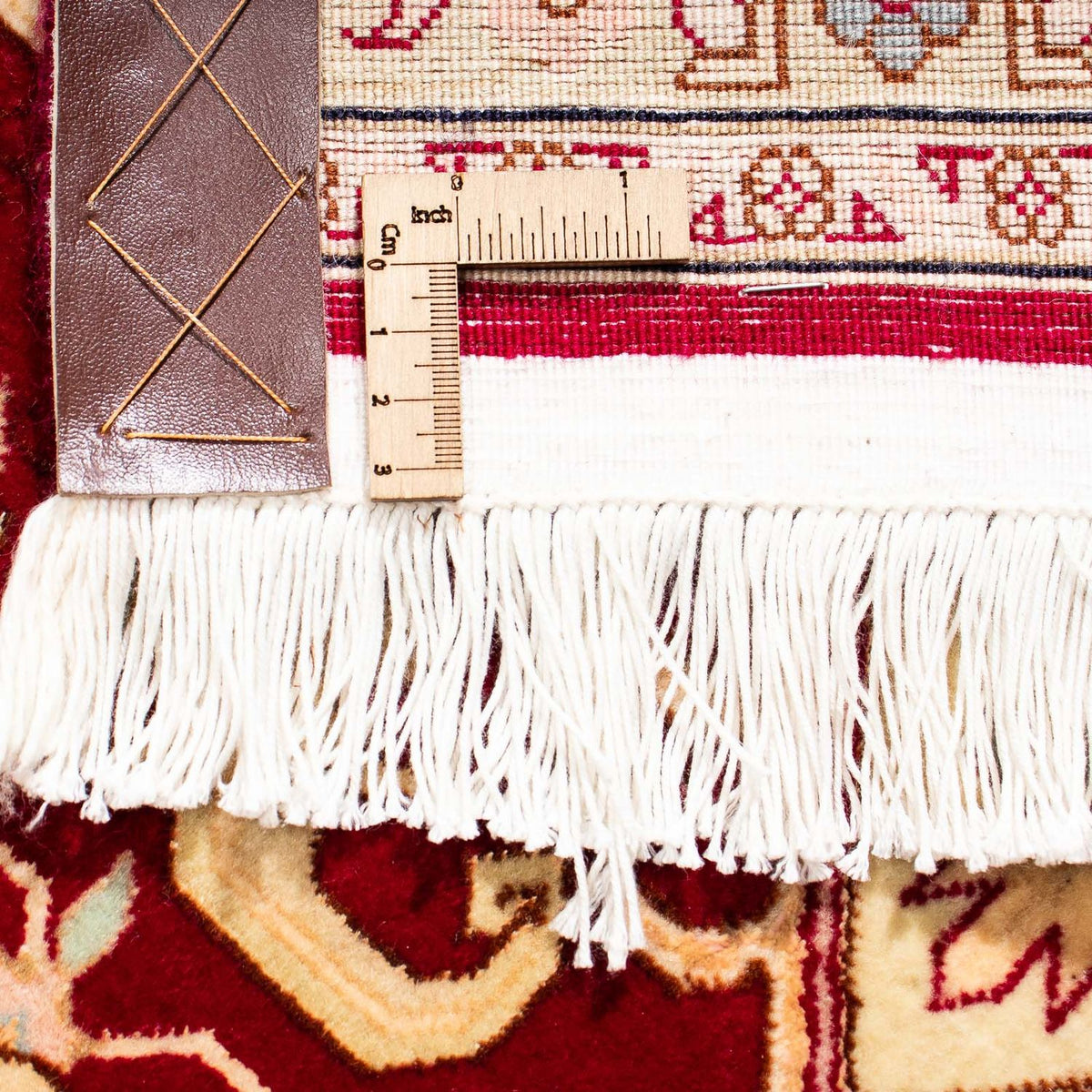 Tapis persan - Tabriz - Royal - 300 x 200 cm - rouge foncé