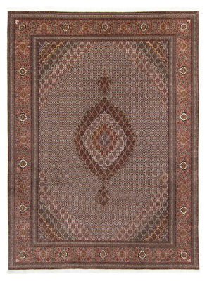 Tapis persan - Tabriz - 341 x 251 cm - marron foncé
