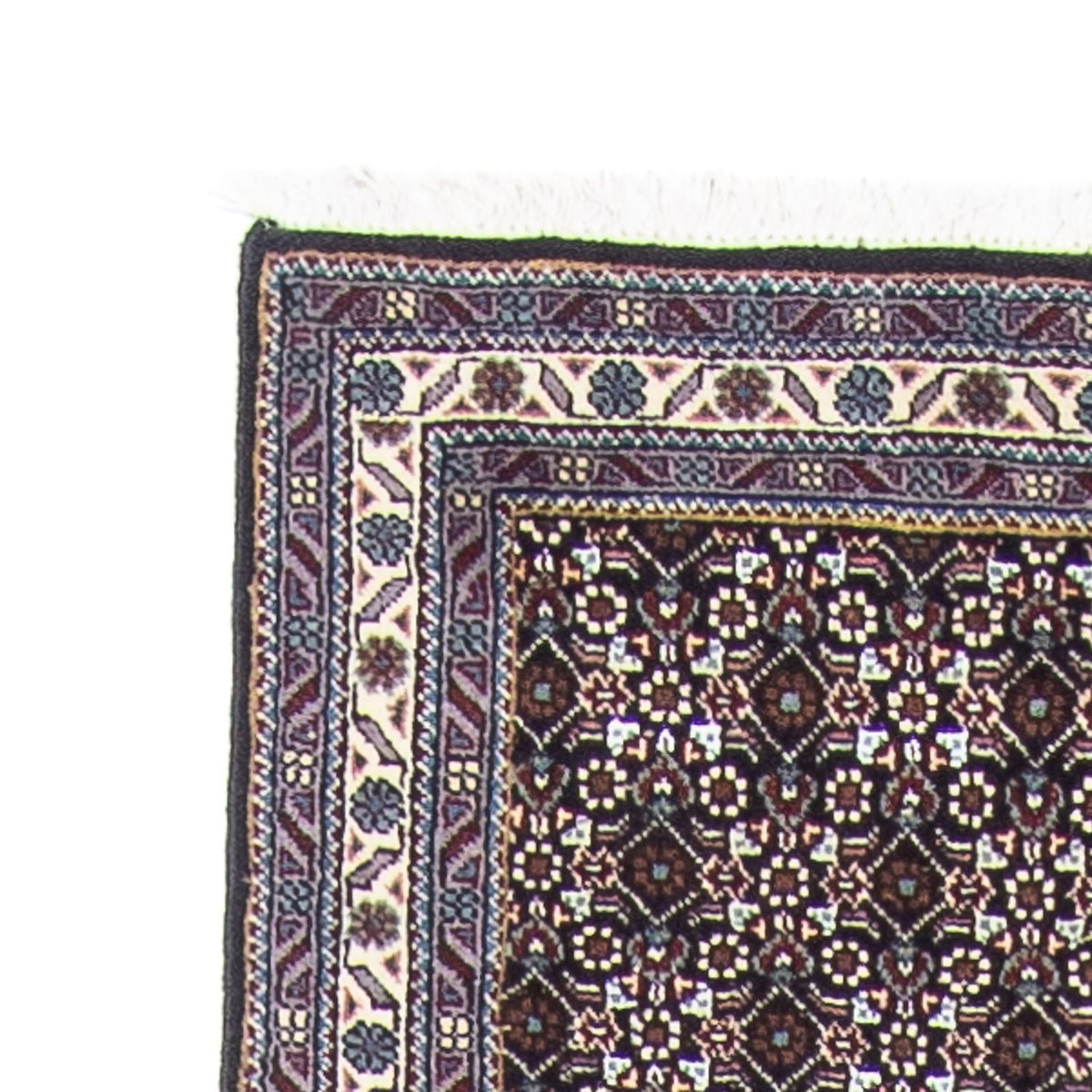 Tapis de couloir Tapis persan - Tabriz - 350 x 70 cm - gris