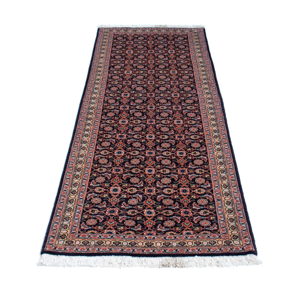 Tapis de couloir Tapis persan - Tabriz - 204 x 75 cm - multicolore