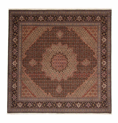 Tapis persan - Tabriz - Royal - 256 x 248 cm - marron