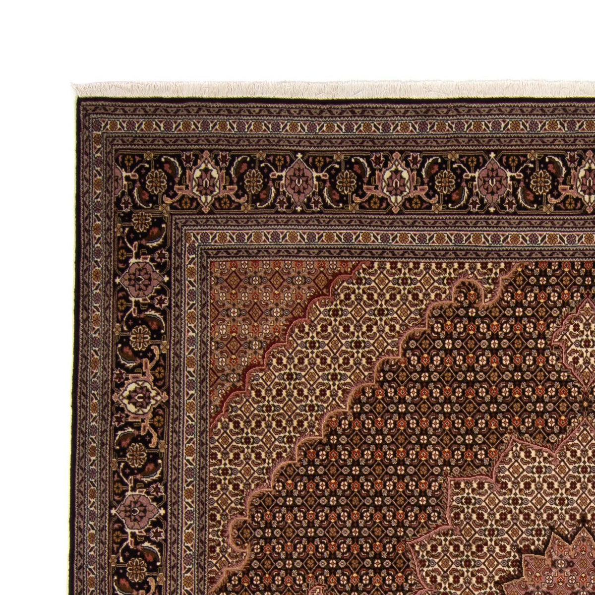 Tapis persan - Tabriz - Royal - 256 x 248 cm - marron