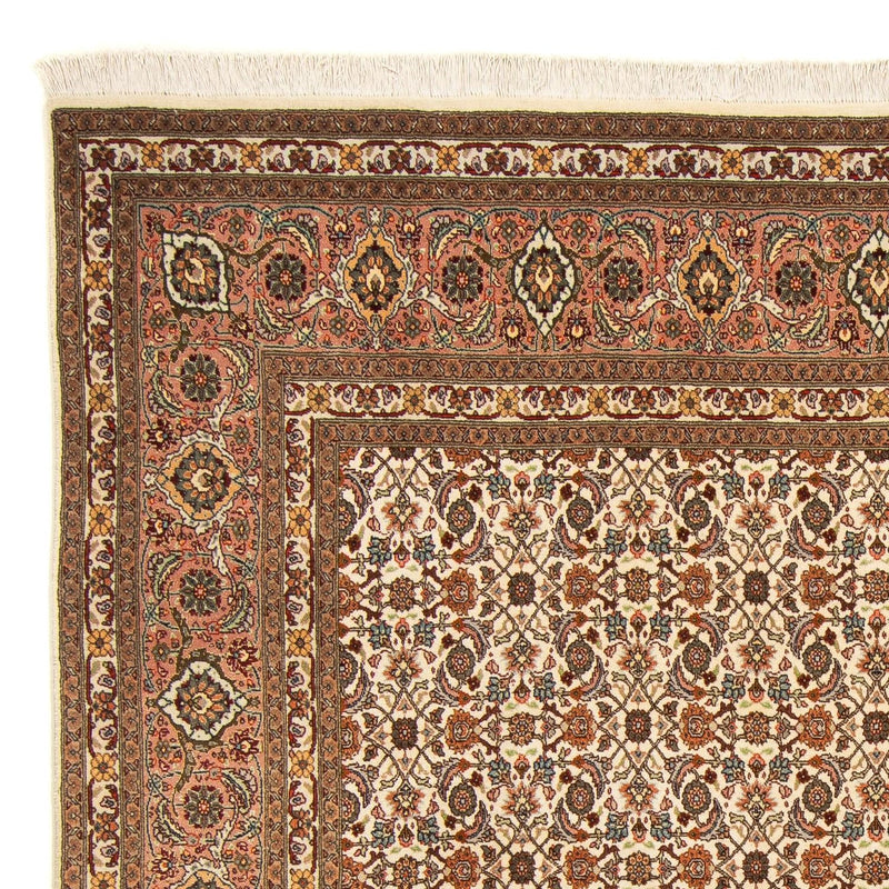 Tapis persan - Tabriz carré  - 215 x 202 cm - marron clair