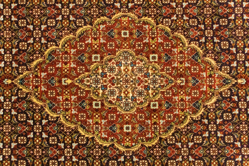 Tapis persan - Tabriz - 152 x 100 cm - rouge foncé