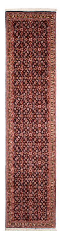Tapis de couloir Tapis persan - Tabriz - 302 x 80 cm - marron