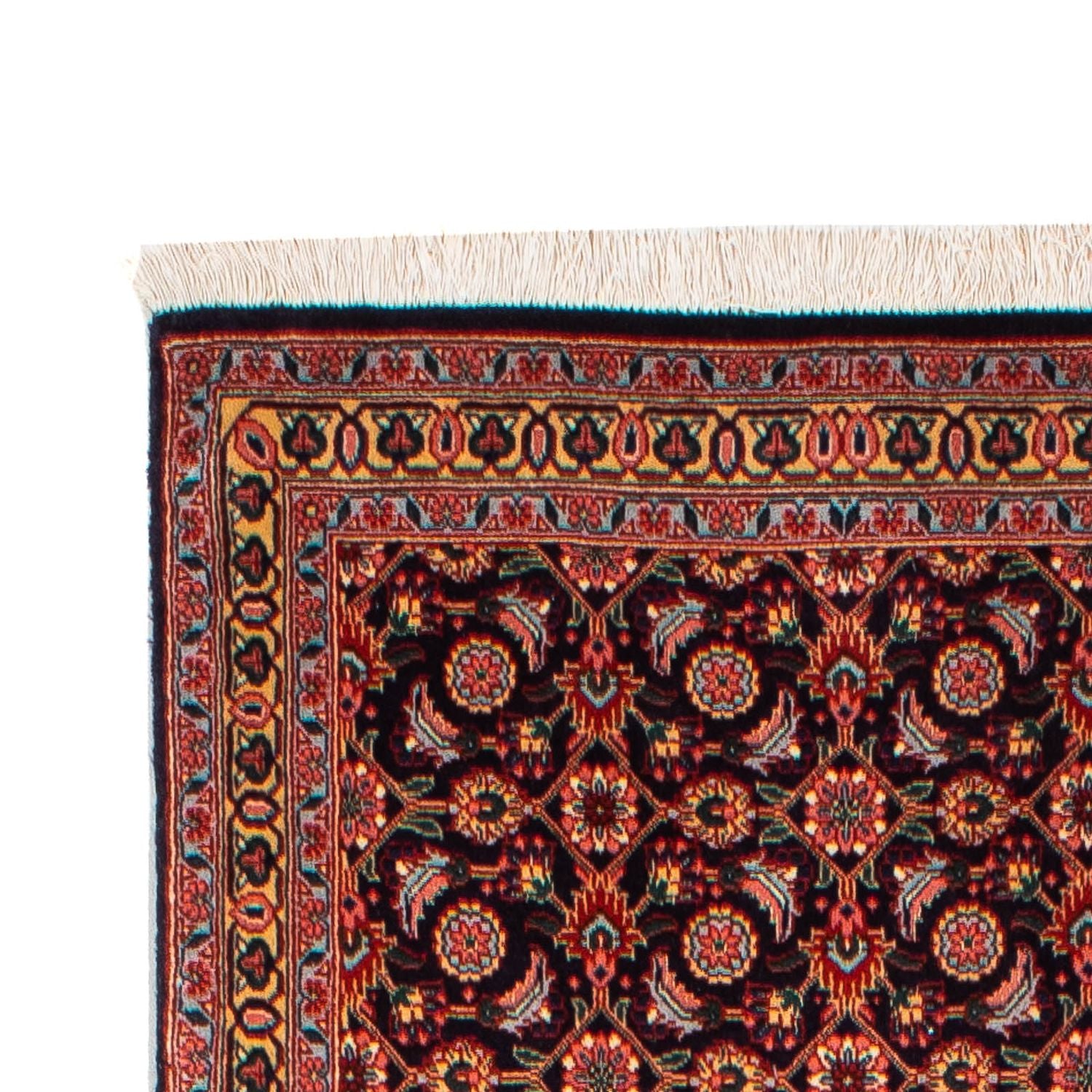 Tapis de couloir Tapis persan - Tabriz - 302 x 80 cm - marron