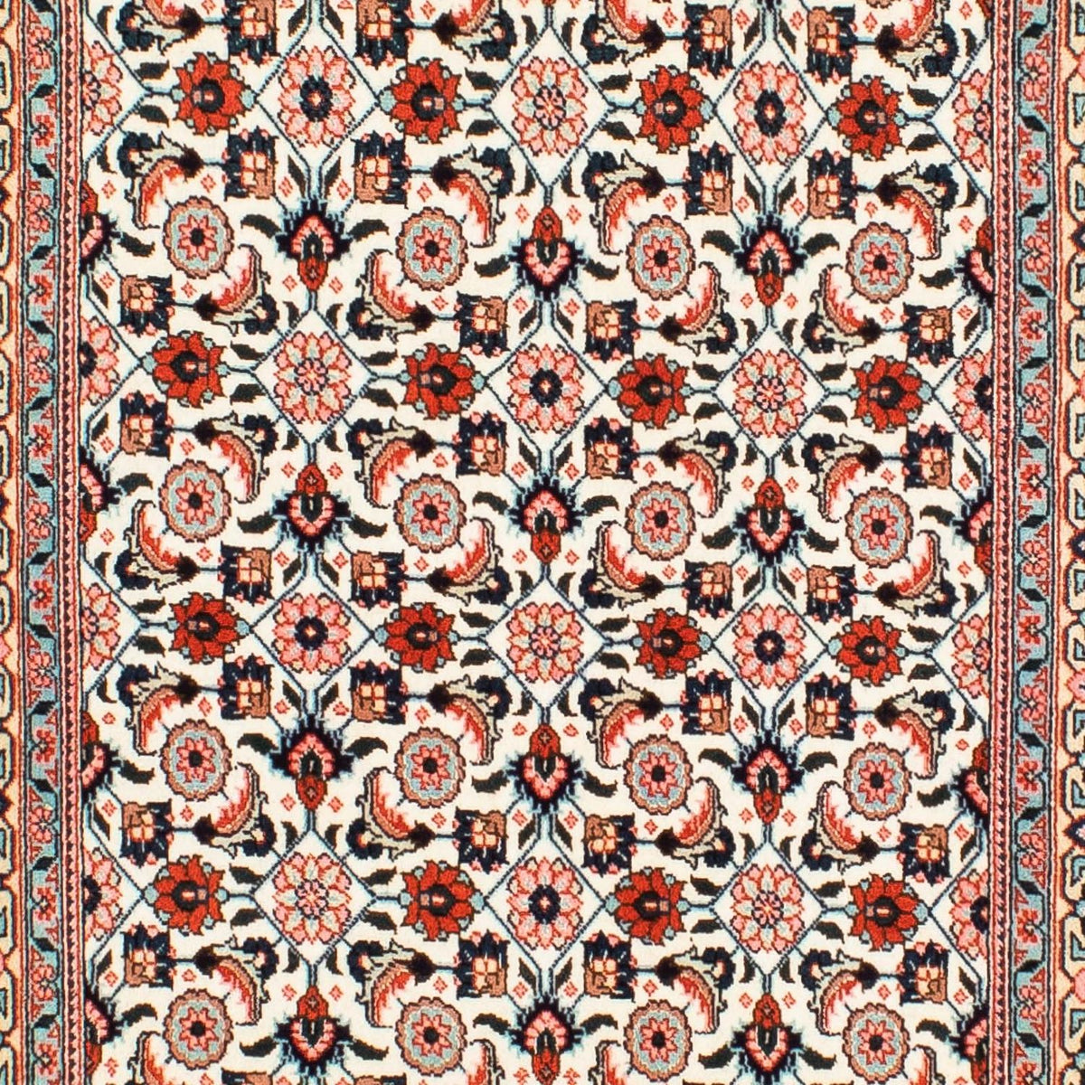 Tapis de couloir Tapis persan - Tabriz - 300 x 76 cm - beige