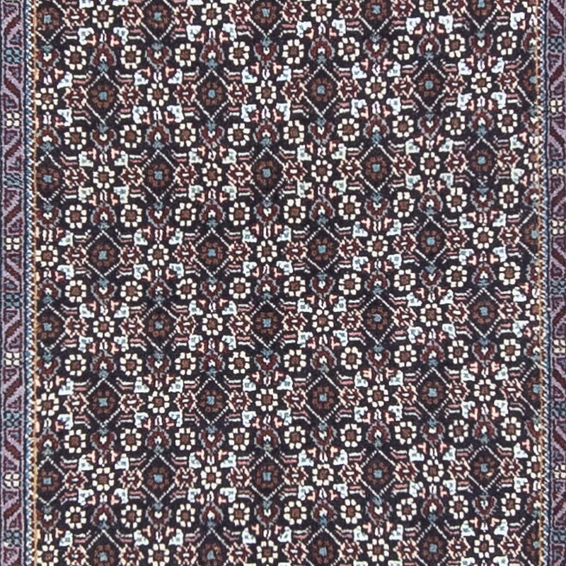 Tapis de couloir Tapis persan - Tabriz - 348 x 70 cm - gris
