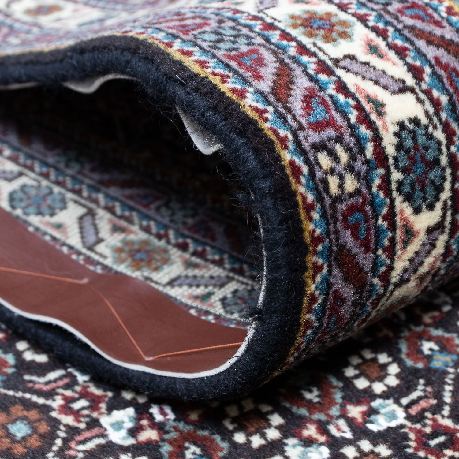 Tapis de couloir Tapis persan - Tabriz - 348 x 70 cm - gris