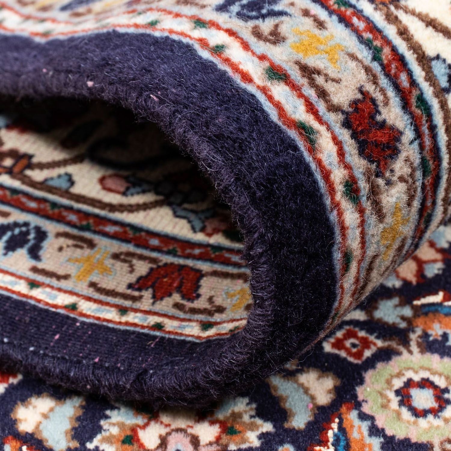 Tapis persan - Classique - 220 x 140 cm - bleu foncé
