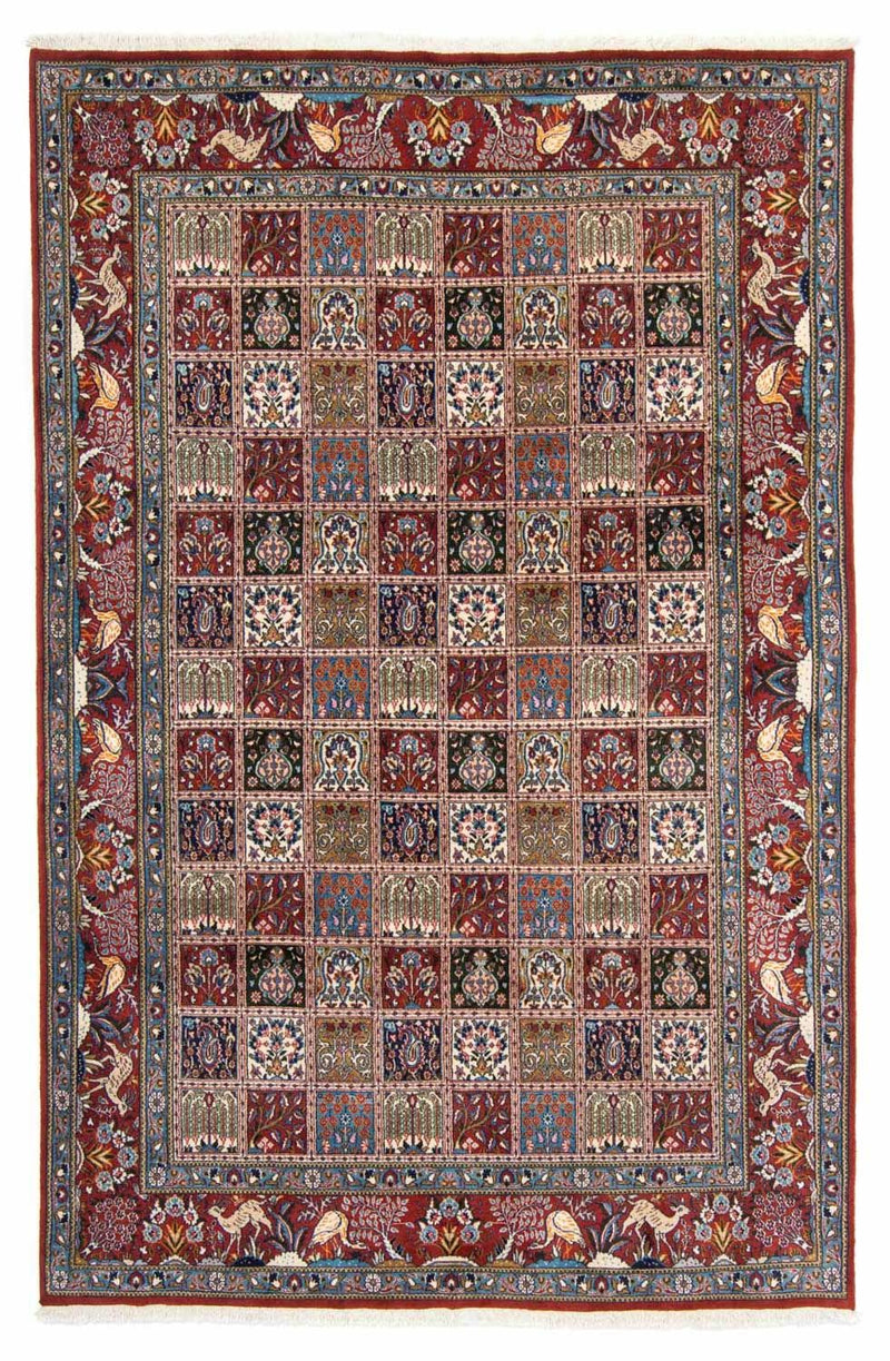 Tapis persan - Classique - 295 x 195 cm - rouge foncé