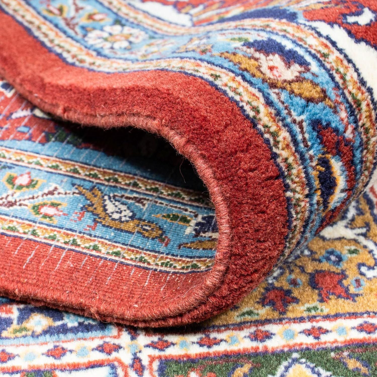 Tapis persan - Classique - 298 x 195 cm - rouge foncé