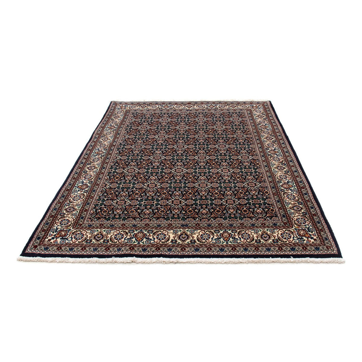Tapis persan - Classique - 197 x 148 cm - bleu foncé