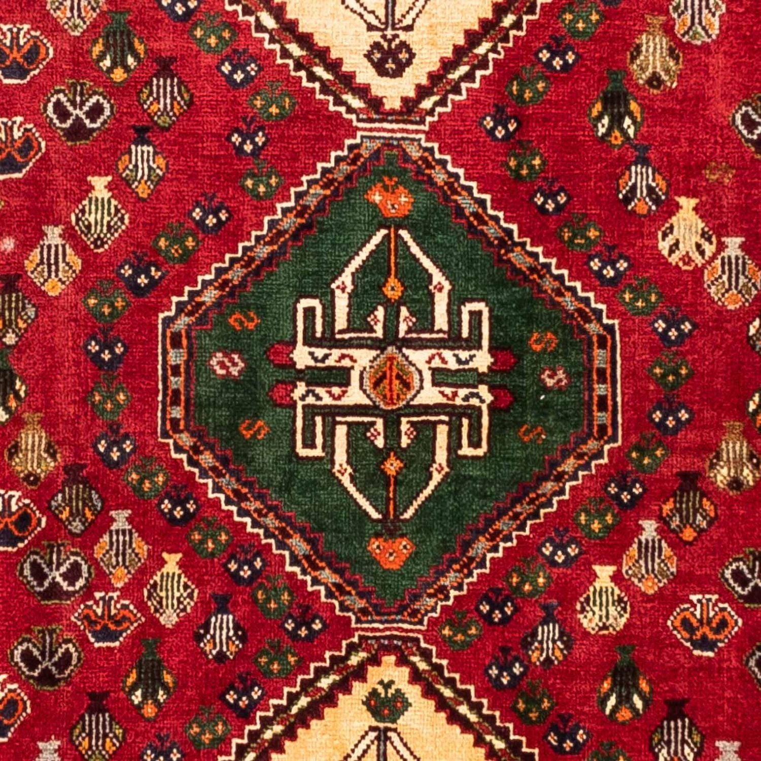 Tapis persan - Nomadic - 258 x 175 cm - rouge foncé