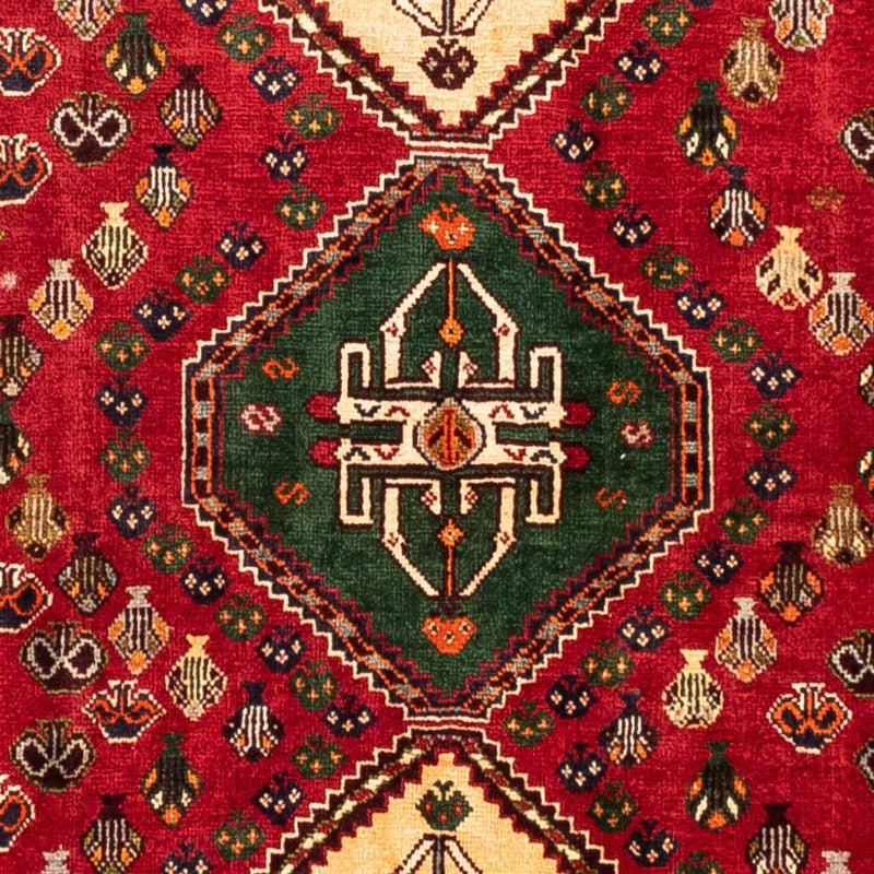 Tapis persan - Nomadic - 258 x 175 cm - rouge foncé