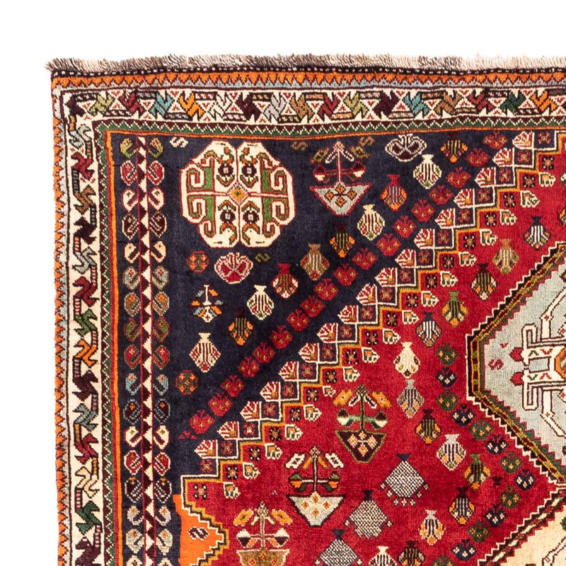 Tapis persan - Nomadic - 258 x 175 cm - rouge foncé